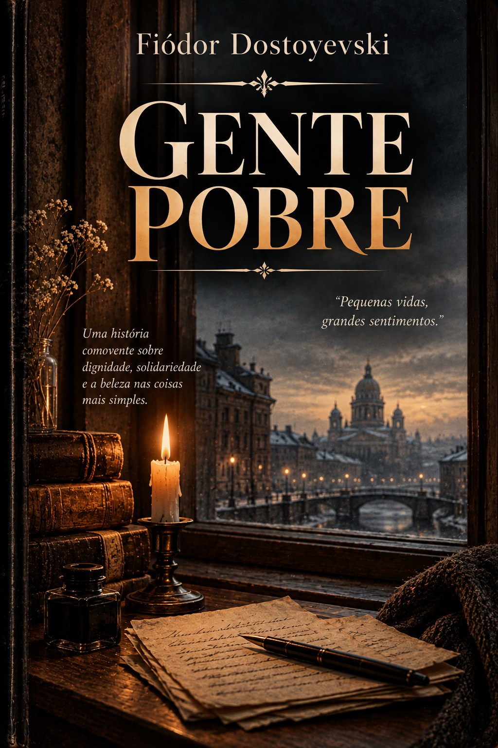 Capa de Gente Pobre, de Fiódor Dostoiévski