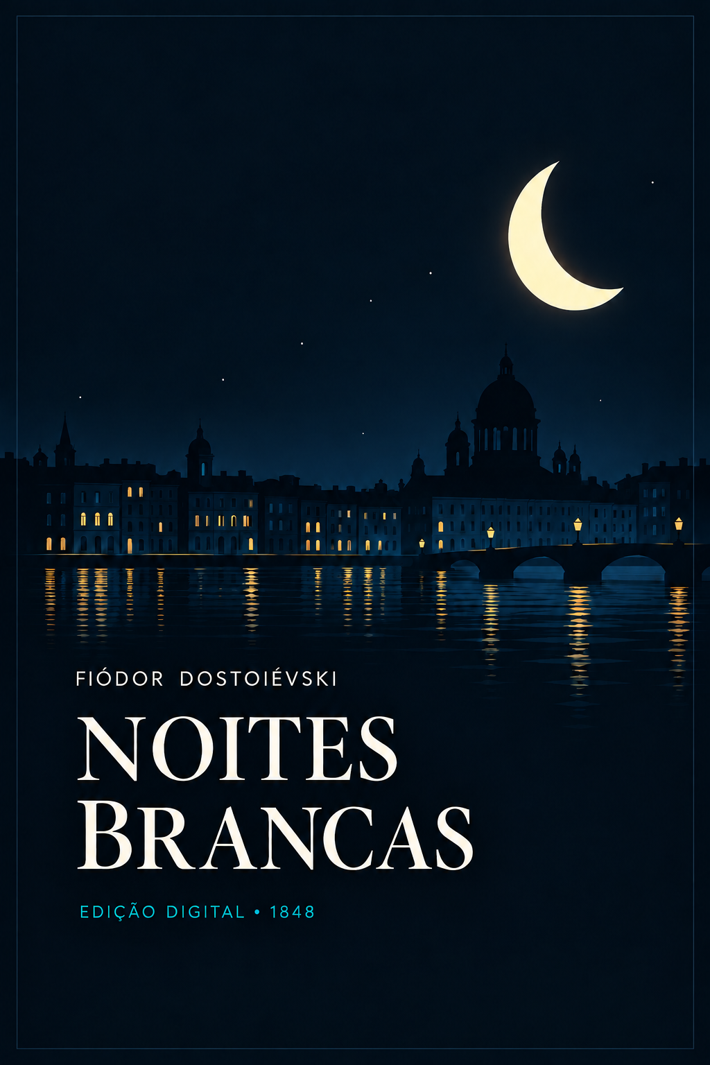 Capa de Noites Brancas, de Fiódor Dostoiévski