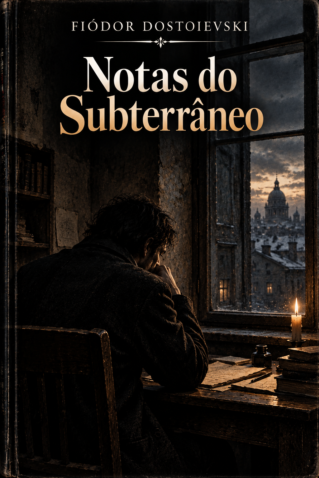 Capa de Notas do Subterrâneo, de Fiódor Dostoiévski