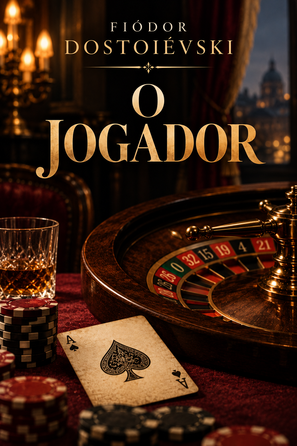 Capa de O Jogador, de Fiódor Dostoiévski