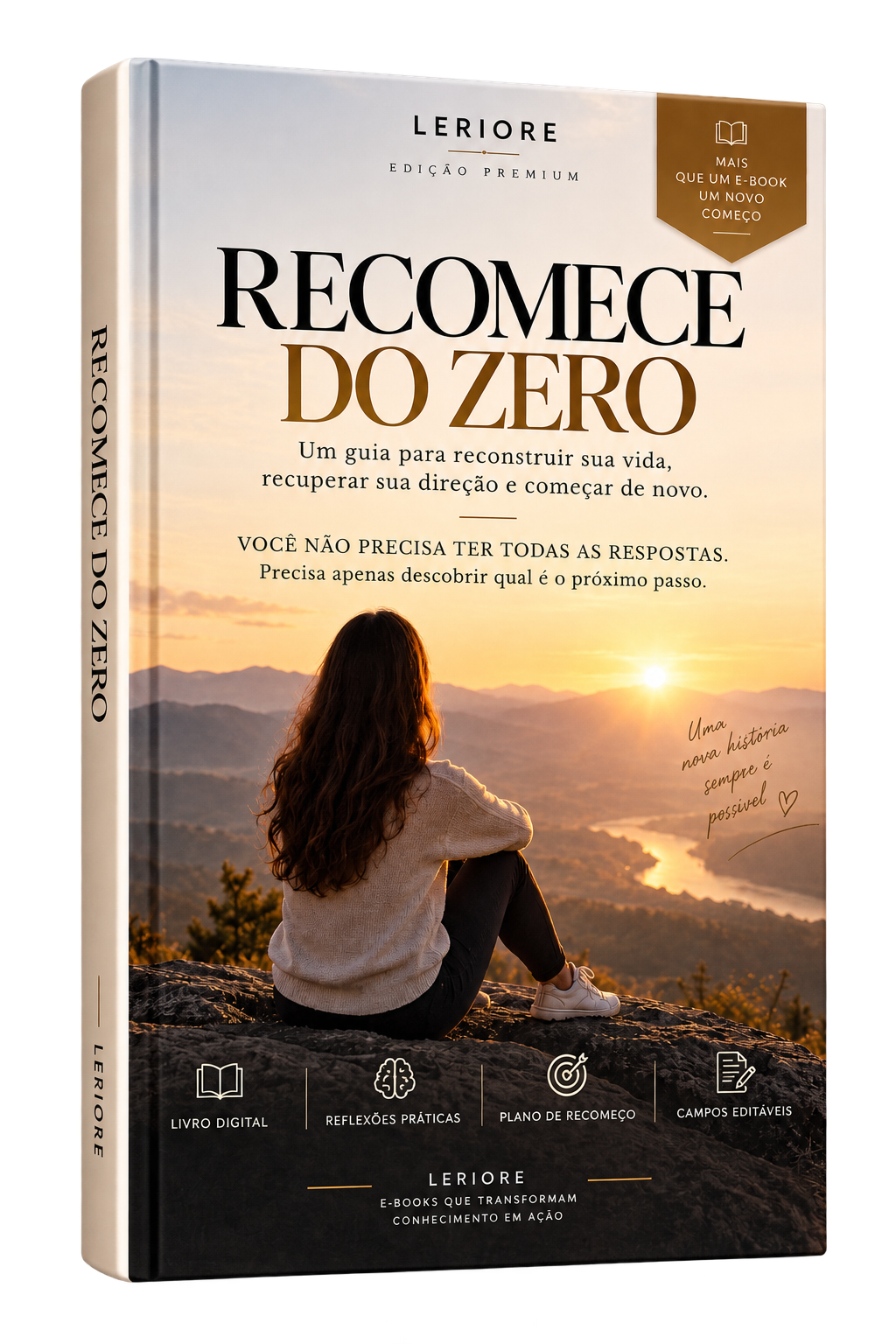 Capa do e-book Recomece do Zero