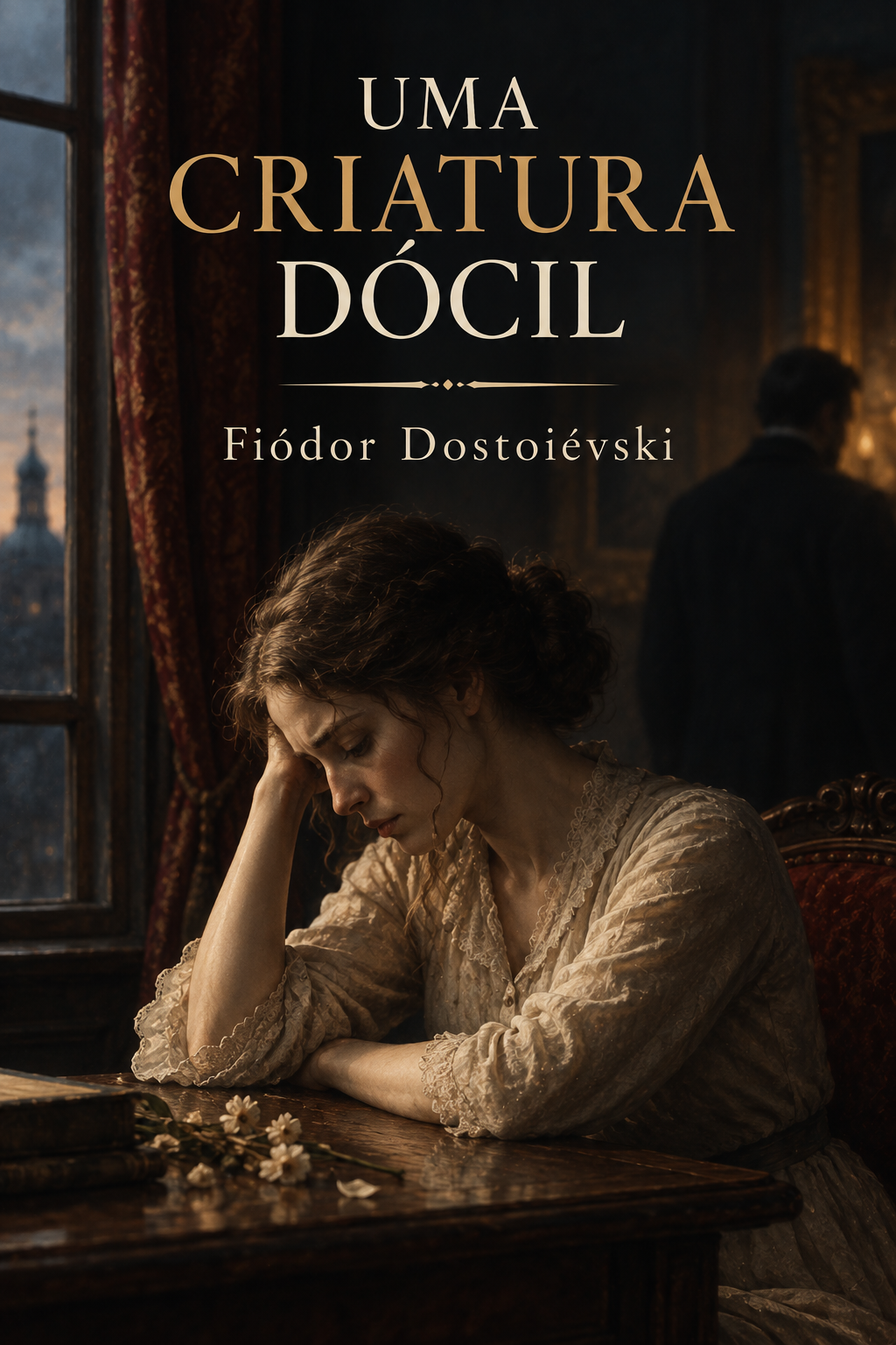 Capa de Uma Criatura Dócil, de Fiódor Dostoiévski